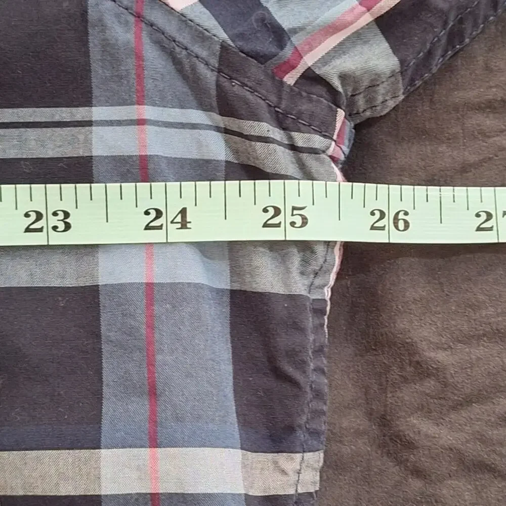 Banana Republic Shirt Men's XL Camden Fit Plaid Classic Preppy Office Workwear